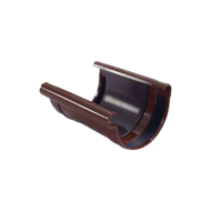 З'єднувач ринви 90 мм (RAL 8017)