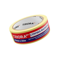 Малярная клейкая лента TM TRIORA 30 мм х 20м Малярная клейкая лента TM TRIORA 30 мм х 20м