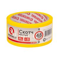 Скотч Intertool - 48мм x 50м x 44мкм желтый