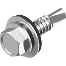 Гвинт TEX-H 5,5×25 з гумовою шайбою EPDM (ЦБ)