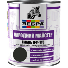 Емаль ПФ-115 ТМ "Народный мастер" 559 хакі 0,9 кг