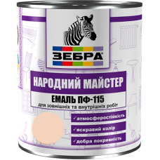 Емаль ПФ-115 ТМ "Народный мастер" 513 пряжене молоко 2,8 кг