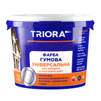 Фарба гумова TM TRIORA біла 12 кг