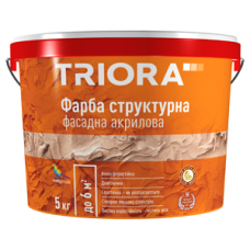 Фарба структурна фасадна акрилова 15 кг TM TRIORA