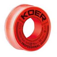 ФУМ стрічка для води Koer STP-11 PRO 15M x 0.2mm x 19mm