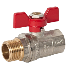 Кран кульовий ЗВ Ду 15 (1/2") метелик (ASG)