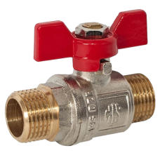 Кран кульовий ЗЗ Ду 15 (1/2") метелик (ASG)
