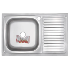 Кухонная мойка накладная Zerix Z8050L-04-160E (Satin)