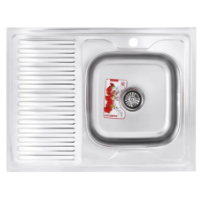 Кухонная мойка накладная Zerix Z8060R-06-160MD (Micro Decor) 
