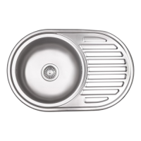 Кухонная мойка Lidz 7750 0,6 мм Micro Decor 