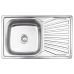 Кухонная мойка Lidz 7848 0,8 мм Micro Decor 