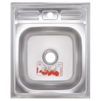 Кухонна мийка накладна Zerix Z5060-04-160E (Satin)