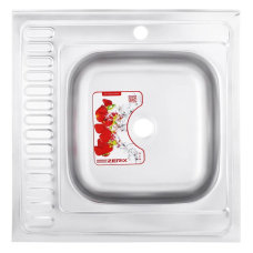 Кухонная мойка накладная Zerix Z6060R-06-160MD