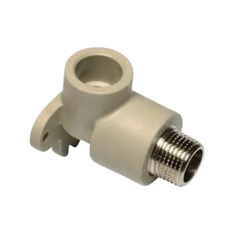 Колено настенное с наружной резьбой Ekoplastik 20×1/2" PPR (МРН)