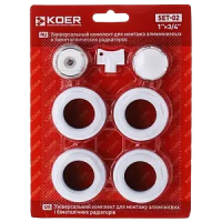Комплект пробок 3/4"×1" для алюминиевых, биметаллических и чугунных радиаторов