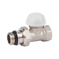 Кран радиаторный SD Forte Powerful SF231W15 1/2" прямой с системой антипротекания