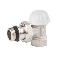 Кран радиаторный SD Forte Powerful SF233W15 1/2" угловой с системой антипротекания Кран радиаторный SD Forte Powerful SF233W15 1/2" угловой с системой антипротекания