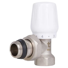 Кран радиаторный SD Plus SD228W15 1/2" ВН угловой с системой антипротекания