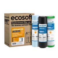 Покращений комплект Ecosoft 1-2-3 для фільтрів зворотного осмосу