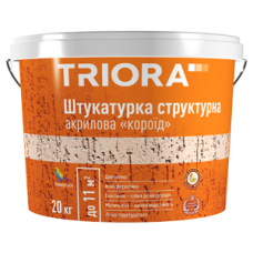 Штукатурка структурная акриловая короед 1-1,5мм TRIORA 20 кг