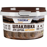 Шпаклівка для дерева акрилова TRIORA дуб 0,4кг Шпаклівка для дерева акрилова TRIORA дуб 0,4кг