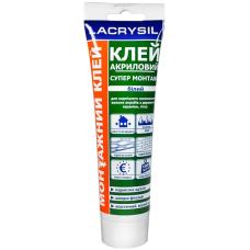 Клей акриловый “Супер монтаж” 0,2 кг белый ТМ LACRYSIL
