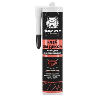 Клей для декору з пінополістиролу ТМ GRIZZLY 280 мл білий