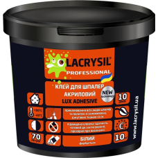 Клей для стеклообоев LUX ADHESIVE прозрачный 10 кг ТМ LACRYSIL