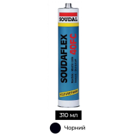 Герметик полиуретановый SOUDAFLEX 40 черный 300 мл ТМ SOUDAL