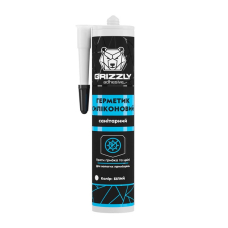 Герметик силиконовый санитарный GRIZZLY adhesive 280 мл белый