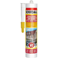 Герметик силиконовый универсальный прозрачный 280 мл ТМ SOUDAL