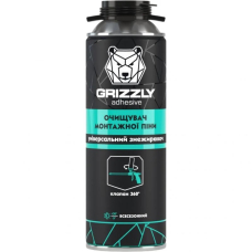 Очиститель монтажной пены, универсальный обезжир. в аэр.пак. 500мл ТМ GRIZZLY