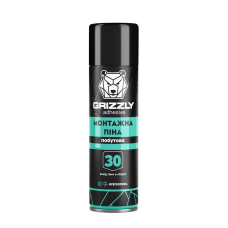 Монтажная пена полиуретановая бытовая ТМ GRIZZLY 30 всесезонная