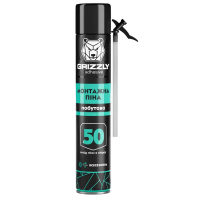 Монтажная пена полиуретановая бытовая ТМ GRIZZLY 50 всесезонная Монтажная пена полиуретановая бытовая ТМ GRIZZLY 50 всесезонная