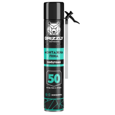 Монтажная пена полиуретановая бытовая ТМ GRIZZLY 50 всесезонная