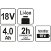 Аккумулятор Li-Ion 18В 4Aч YATO