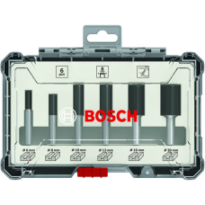 Набор пазовых фрез Bosch 8 мм, 6 шт