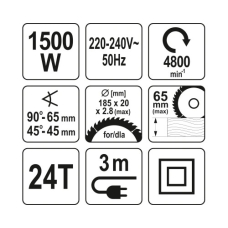 Дискова пила YATO YT-82152