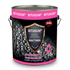 МАСТИКА КЛЕЯЩАЯ КАУЧУКОВАЯ BITUGUM (3кг)