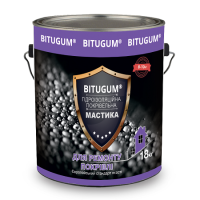 МАСТИКА УНИВЕРСАЛЬНАЯ BITUGUM ДЛЯ РЕМОНТА КРОВЛИ 18кг (мет.ведро)