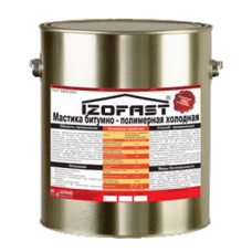МАСТИКА БИТУМНО-ПОЛИМЕРНАЯ IZOFAST ДЛЯ ФУНДАМЕНТА (20кг)