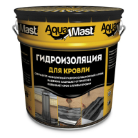 Мастика битумно-резиновая AquaMast/ расход 3,3-4,3 кг/м2/ (18кг)    