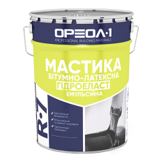 Мастика битумно-латексная «Гидроэласт» ведро 20кг