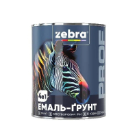 Емаль-ґрунт TM ZEBRA PROF 048P синій 2,5 кг