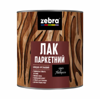 Лак паркетний алкідно-уретановий матовий TM ZEBRA 0,75л 