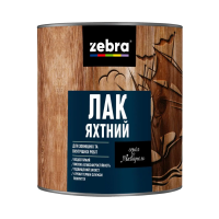 Лак яхтовий TM ZEBRA прозорий 0,8 кг