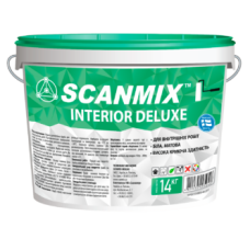 Водно-дисперсионная краска для внутренних работ Scanmix INTERIOR DELUXE 14 кг