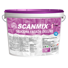 Силиконовая фасадная краска Scanmix SILICONE FACADE DELUXE 10л/14кг