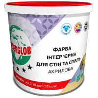 КРАСКА ANSERGLOB ДЛЯ СТЕН И ПОТОЛКА  (14кг)