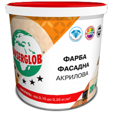 КРАСКА ФАСАДНАЯ АКРИЛОВАЯ (10л/14кг)